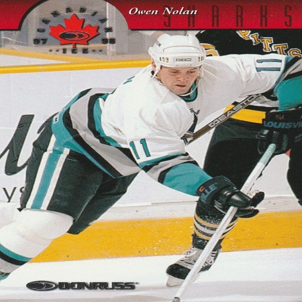 Owen Nolan - 1997 Donruss "Canadian Ice" Hockey Card